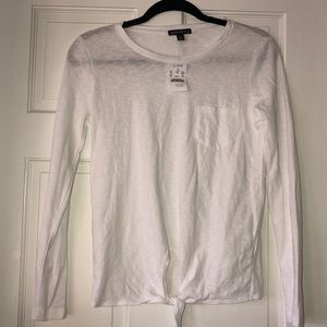 JCREW MERCANTILE | White long sleeve tee.